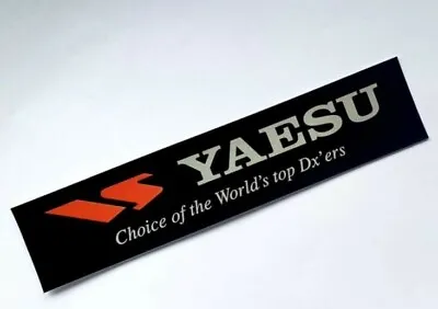 Yaesu Sticker - Ham Radio Ft DX Vinyl Sticker Reproduction 40mm X 185mm • £2.95