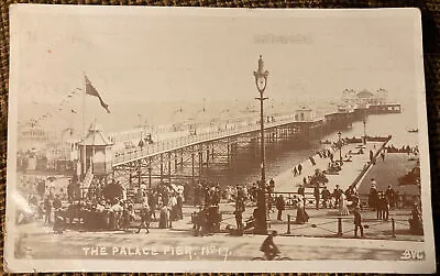 £6.99 • Buy 1911 RPPC Brighton Palace Pier Photo Postcard - Posted