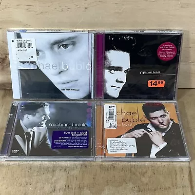 LOT X 4 Michael Bublé CDs Totally Caught Act To Be Loved EP Live NEW Sealed DVD • $4.80