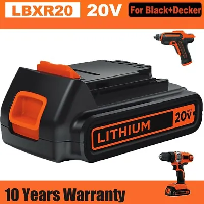 20V 1.5AH Lithium-Ion Battery For Black & Decker 20 Volt LB20 LBX20 LBXR20 • $17