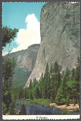 EL CAPITAN Postcard Yosemite National Park California Scalloped Edge Posted 1972 • $4.63