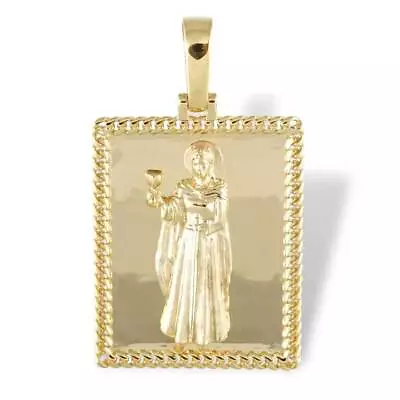 Santa Barbara Gold Pendant | Yellow Gold 14K | 1.5 Inches • $2500