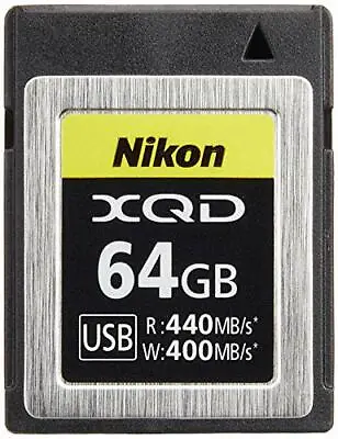 $267.47 • Buy Nikon MC-XQ64G XQD Memory Card 64GB For Z7 Z6 D850 D500 NEW From Japan