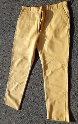 Mountain Man Rendezvous Leather Pants Primitive Wear W 40  X Inseam 34  Never Wo • $135