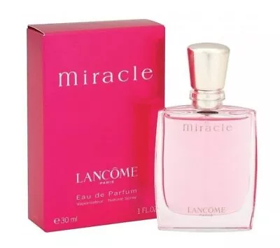 MIRACLE By Lancome 1.0 Oz EDP Eau De Parfum Spray Womens Perfume 30 Ml NEW NIB • $39.99