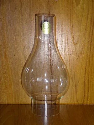 OIL LAMP CHIMNEY Single Glass Basew 2  X 7  Tall NEW • £13.99