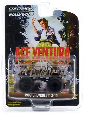 1:64 GreenLight *HOLLYWOOD 32* Ace Ventura 1986 Chevy S-10 Monster Truck *NIP* • $3.99