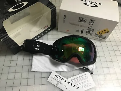 New Oakley SNOW GOGGLES CANOPY™ PRIZM™ OO7047 Blackout  JADE 7047 Irridium • $109