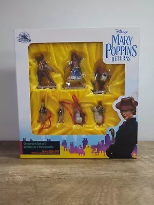 Disney Store Mary Poppins Returns 7-piece Ornament Set - Limited Edition  • $26.50