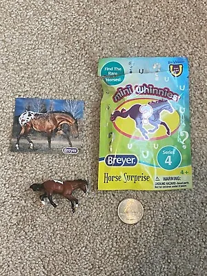 Breyer Mini Whinnies Horse Surprise Series 4 - Bay Appaloosa Horse - Syd • $7.99