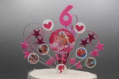 Barbie Cake Topper Decoration Stars On Wires 3rd 4th 5th 6th 7th 8th 9th 016 • £14.99