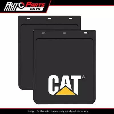 CAT Heavy Duty Mudflaps 28cm X 28cm Pair • $95.99