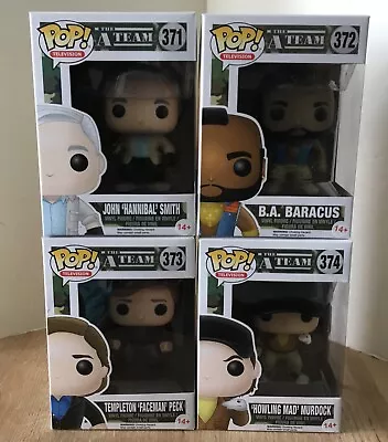 Funko Pop! The A-Team Bundle Full Set Hannibal B.A Baracus Faceman HM Murdock • £125