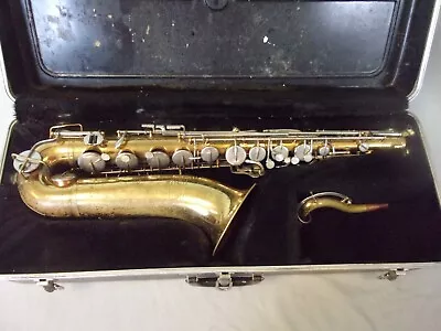 Solid Quality! Bundy Selmer U.s.a. Tenor Saxophone + Original Case • $259.99