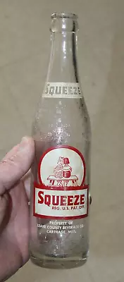 Carthage Miss Squeeze Soda Bottle 10 Oz Acl Scarce • $42.49