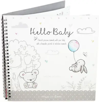 Baby Milestone Journal Keepsake Toddler Newborn Shower Christening Gift Diary • £6.94