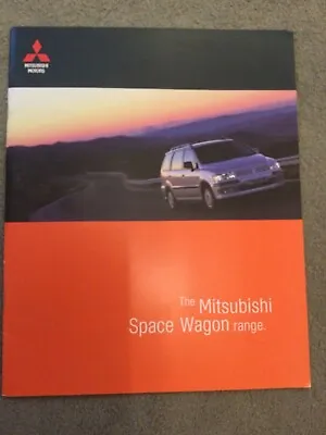 MITSUBISHI SPACE WAGON Dated 2000  Brochure  In Very Good Condition • $11.18