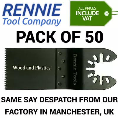 200 Pack Oscillating Multi Tool Blades Saw Blade Wood Metal Cutter Universal Fit • £134.99