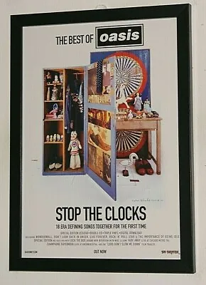 OASIS A4 2006 `stop The Clock` ALBUM Original Band Promo ART Poster   • £13.99
