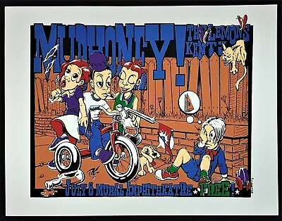 Mudhoney POSTER The Lemons Swedish Rock Band Kent Silkscreen Pablo POG Seattle • $99.99