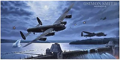 Dambuster Leader Lancaster Aviation Print Or Card Limited Edition Signed  • £1.99