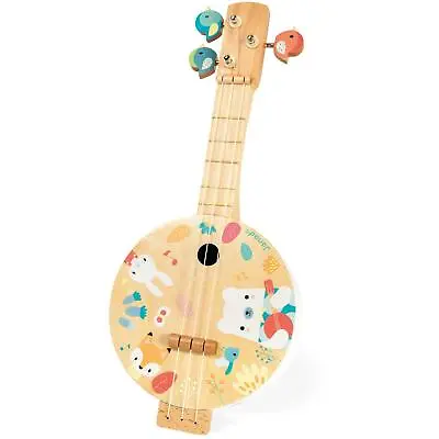 £19.21 • Buy Janod PURE BANJO Kids Children's Wooden Educational Musical Activity Toy 36m+ BN