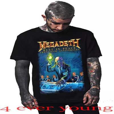 Megadeth Rust In Peace The Classic Rock Punk Rock  T Shirts  • $11.69