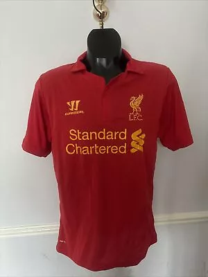 Liverpool FC Warrior 2012/13 Home Shirt Jersey Standard Chartered - Medium M • £14