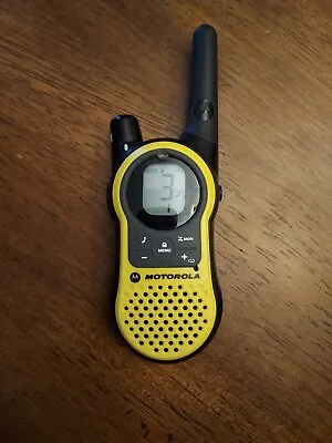 Motorola Talkabout MH230TPR Yellow Two Way Radio Walkie-Talkie (No Battery Pack) • $10