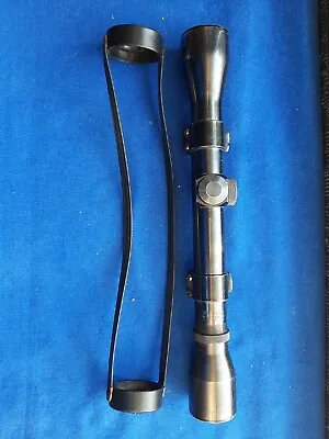 Vintage Metal Tube USA Weaver Marksman 4X Rifle Scope Lens Cover Weaver Rings • $69.95