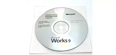 Microsoft Works 9.0 Sealed • $20.99