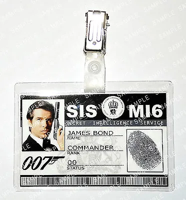 $12.79 • Buy James Bond 007 Pierce Brosnan Prop FancyDress Cosplay Costume ComicCon Book Day