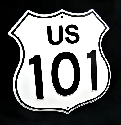 US Highway 101 Shield - *US MADE* Embossed Sign - Man Cave Garage Bar Wall Decor • $19.95