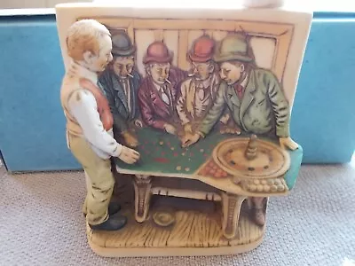 Tonopah Nevada Decanter HASS BROTHER SALOON ROULETTE TABLE Whiskeyempty DUG 1975 • $18