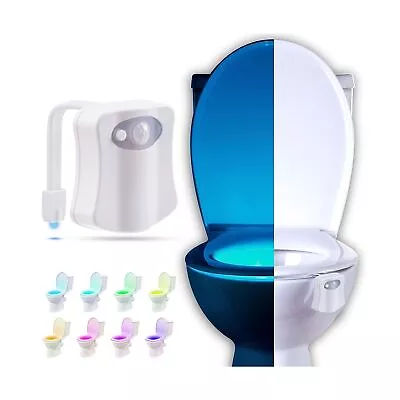 RainBowl Toilet Bowl Night Light With Motion Sensor - Funny Mens Stocking Stu... • $19.29