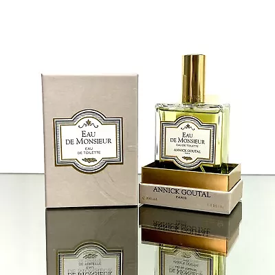 Eau De Monsieur By Annick Goutal Men Cologne 3.4oz-100ml EDT Spr NEW-SEALED(BM38 • $134.95