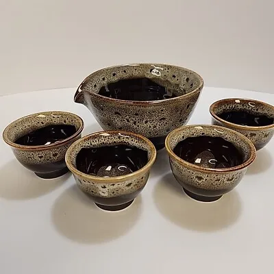 Ceramic Matcha Bowl For Japanese Matcha Preparation And 4 Matcha Tea Bowls • $30