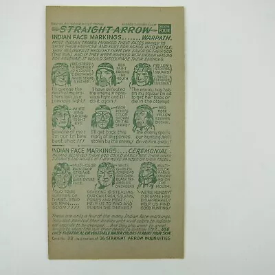 Nabisco Shredded Wheat Straight Arrow Indian Book 4 Card 33 Warpath Vintage 1952 • $9.99