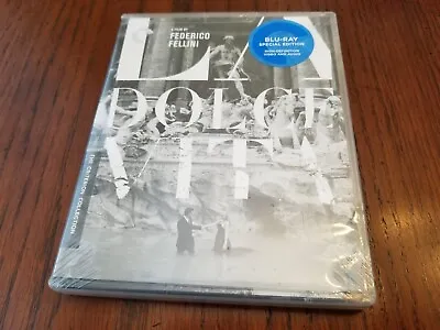 La Dolce Vita Blu Ray Special Edition Criterion Collection #733OOP NEW SEALED • $74.95