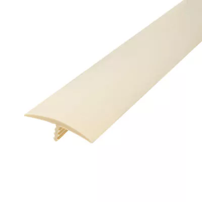 Outwater Plastic T-molding 1-1/4 Inch Almond Flexible Polyethylene Center Barb • $151.99