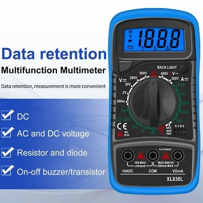 Digital Voltmeter Ammeter Ohmmeter Multimeter Volt AC DC Tester Meter US Seller • $8.78