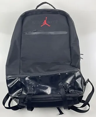 Air Jordan 11 XI Retro BRED Backpack Shoe Compartment Black / Red RARE Travel • $99.99