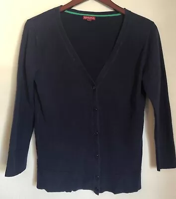 Womens Merona Cardigan Button Up Lightweight Sweater Blue Size M • $5.99