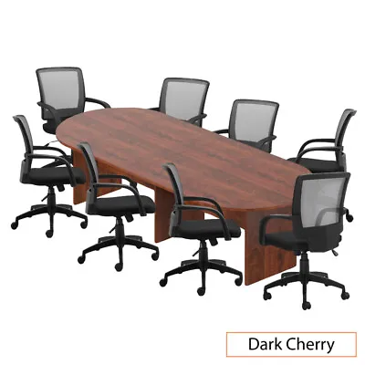 GOF 10FT Conference Table & Chair (G10900B) SET-CherryEspresso MahoganyWalnut • $195.61
