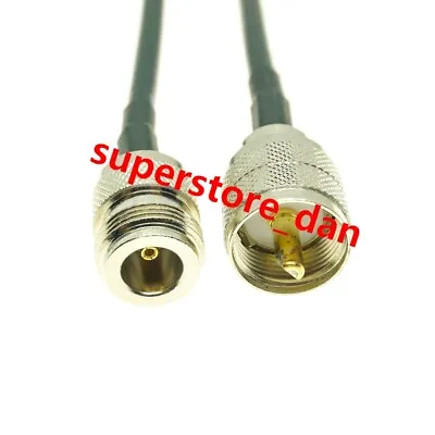 $3.79 • Buy N Female To UHF Male PL259 Plug RF Pigtail Jumper Cable RG58