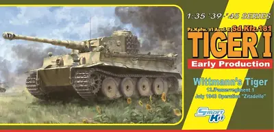 1/35 German WITTMANN'S TIGER Operation Zitadelle/Kursk 1943 * Dragon #6990 • $79.99