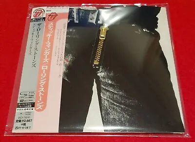 THE ROLLING STONES - Sticky Fingers - Japan Mini LP SHM UICY-79241 - CD W/Zipper • $59.95