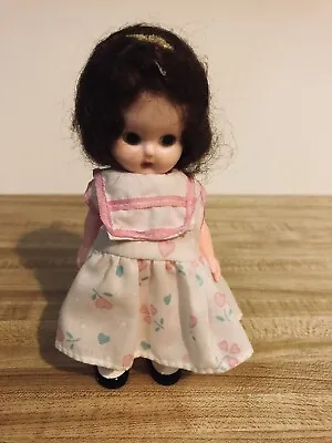 Vintage S&E Dressed Doll White And Pink • $15