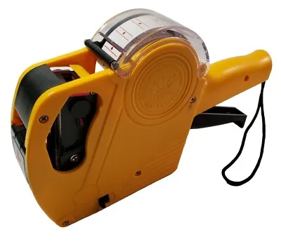 Crown MX-5500 EOS Price Tag Gun Pricing Date Label Maker Yellow + Labels • $19.92