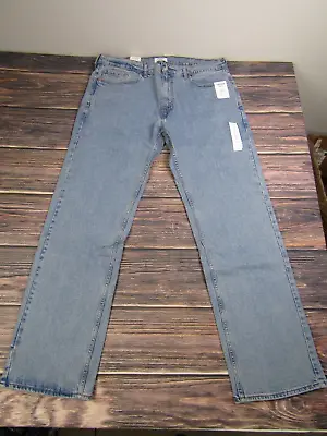 Denizen Levi's NEW NWT Mens 285 Relaxed 38x34 Light Blue Denim Jeans Straight • $19.99